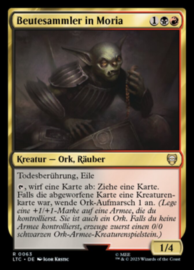 Beutesammler in Moria