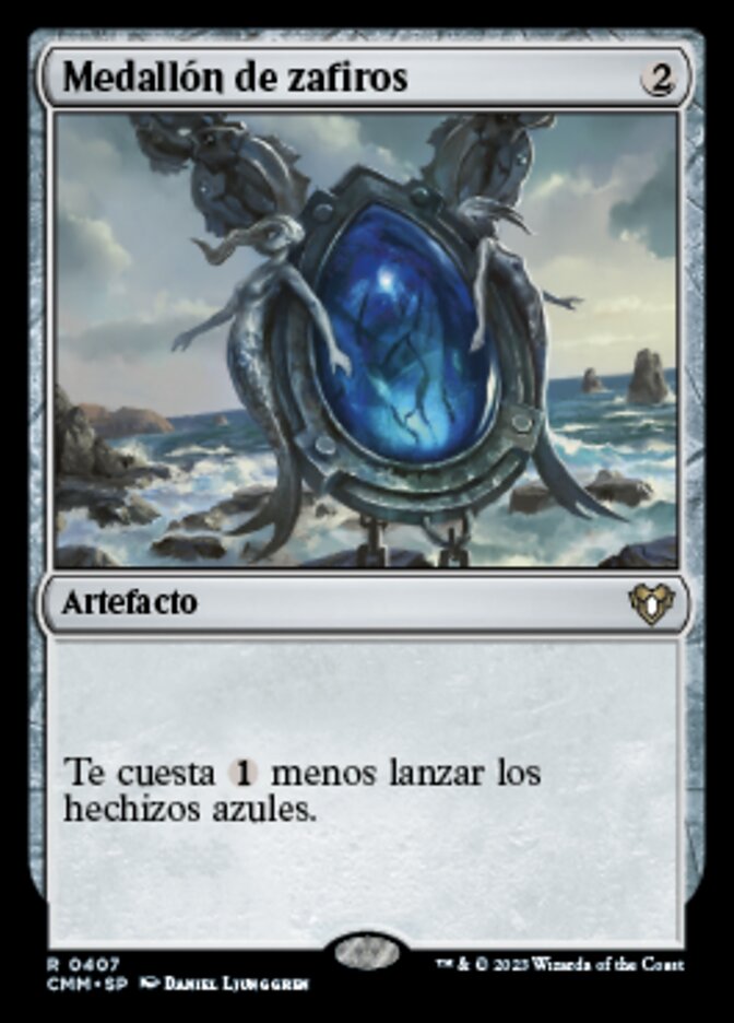 Medallón de zafiros