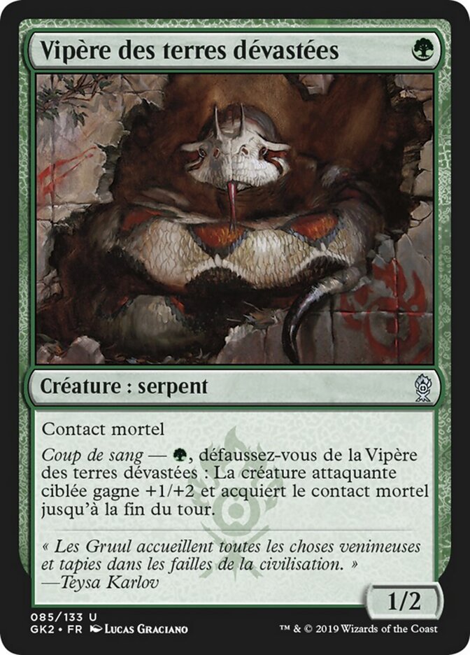 Vipère des terres dévastées