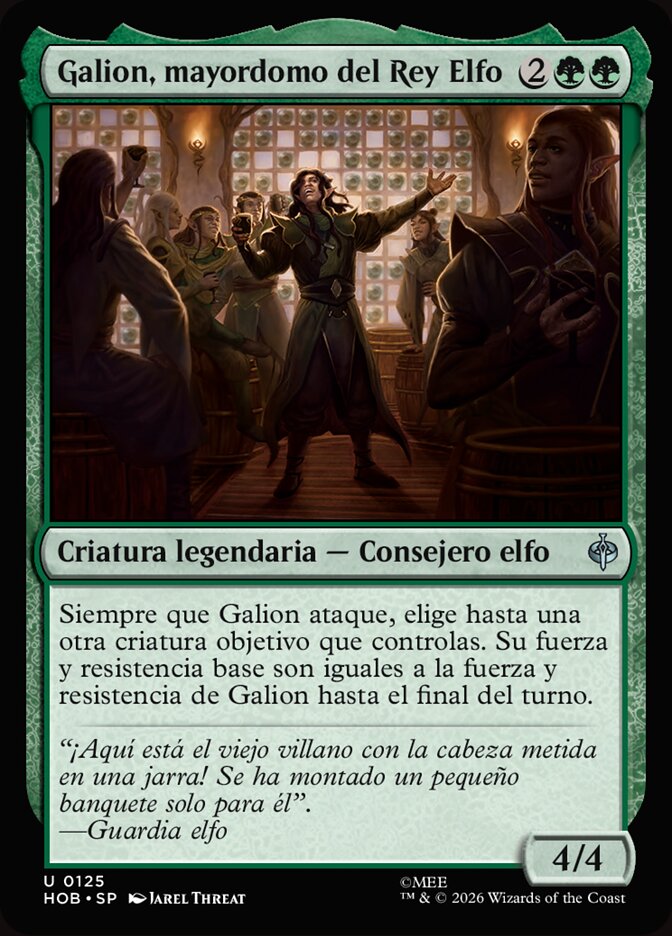 Galion, mayordomo del Rey Elfo