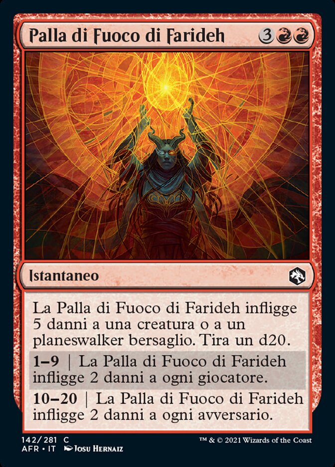 Palla di Fuoco di Farideh