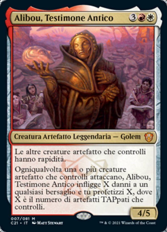 Alibou, Testimone Antico