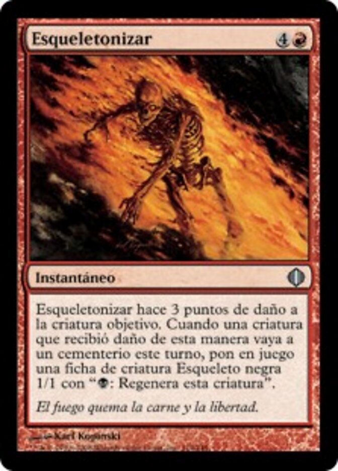 Esqueletonizar
