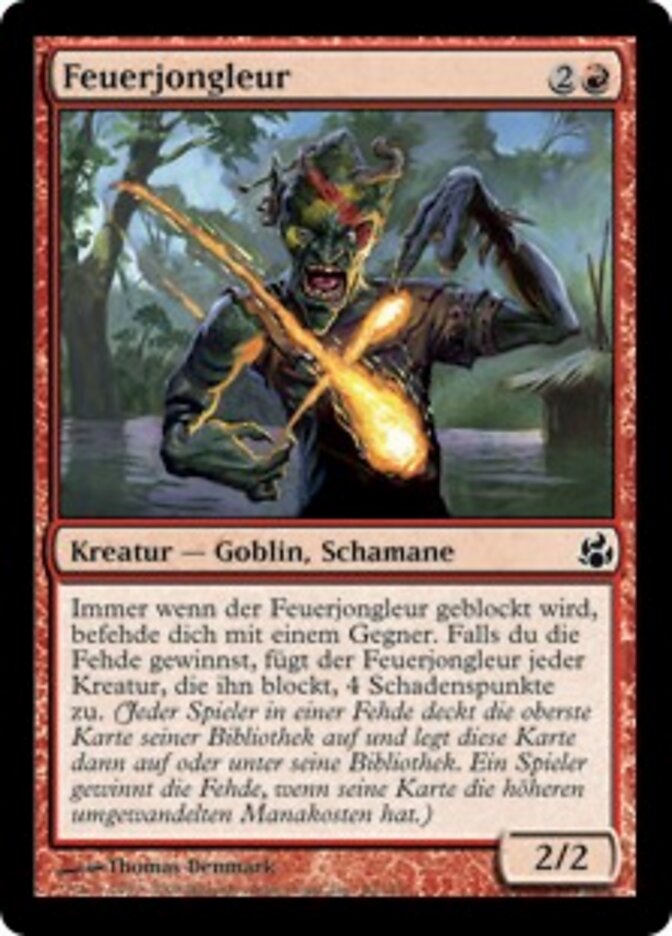Feuerjongleur