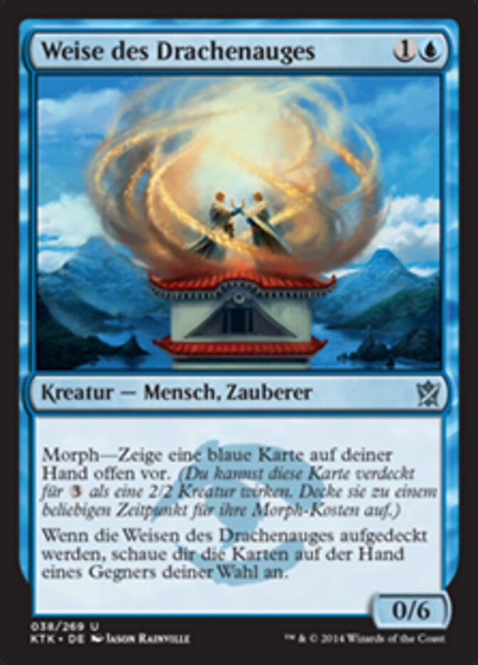 Weise des Drachenauges