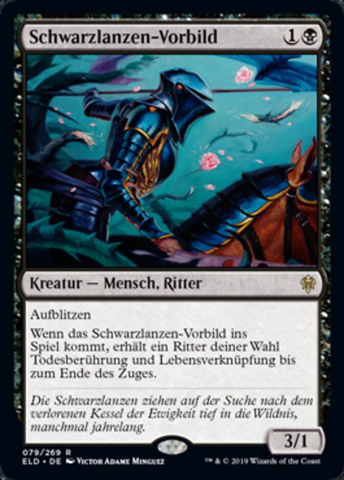 Schwarzlanzen-Vorbild