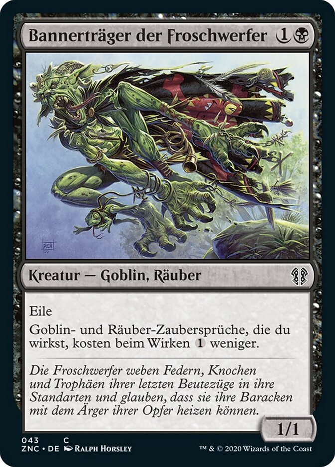 Bannerträger der Froschwerfer