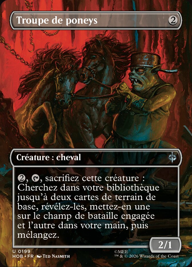 Troupe de poneys