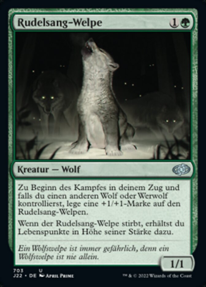 Rudelsang-Welpe