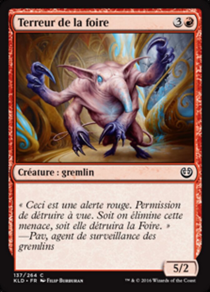 Terreur de la foire