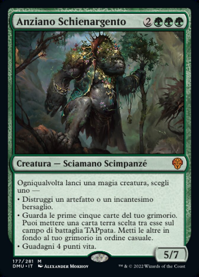 Anziano Schienargento