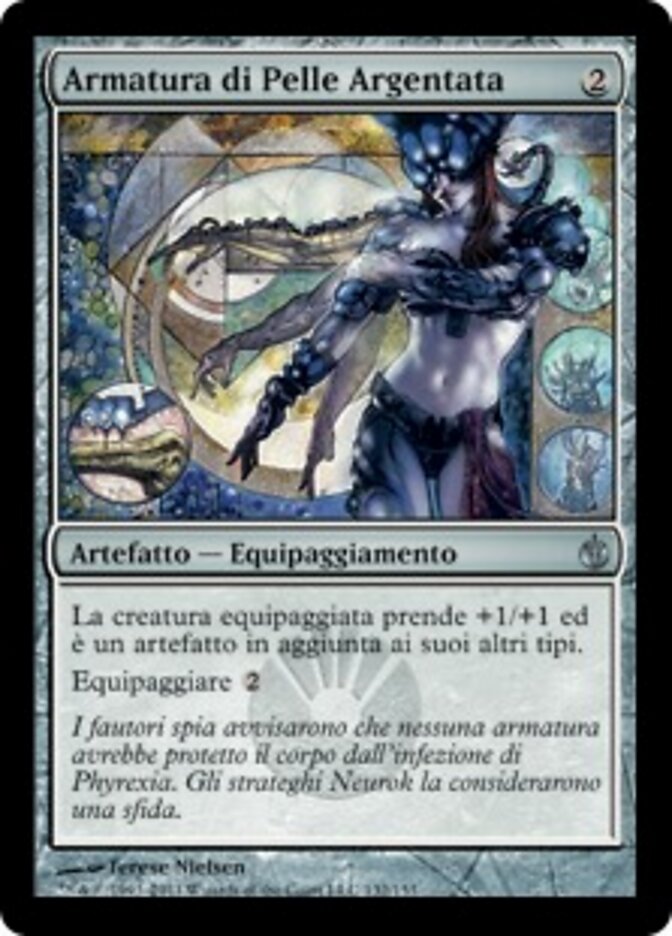 Armatura di Pelle Argentata