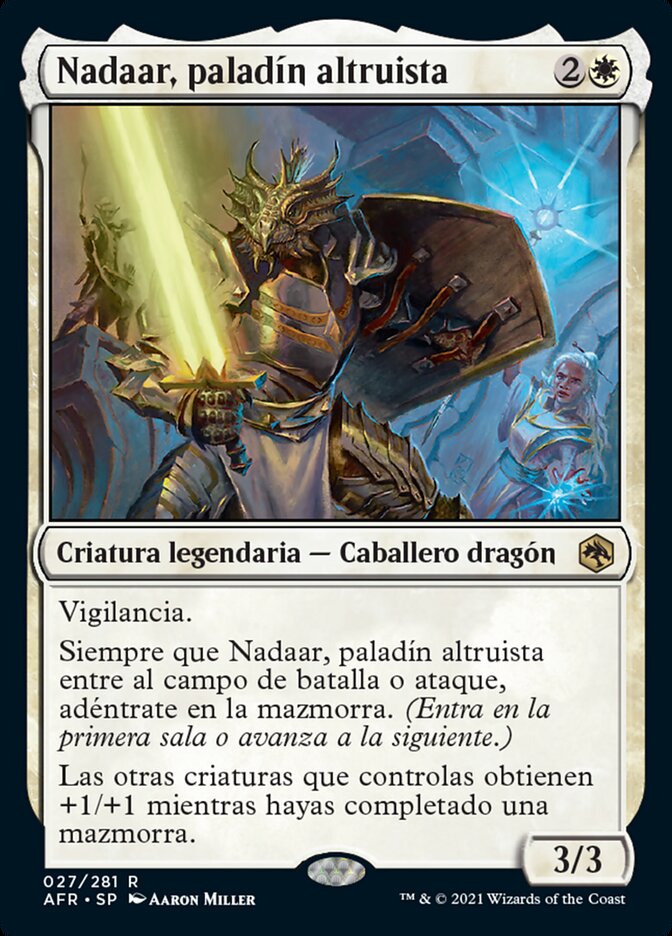 Nadaar, paladín altruista