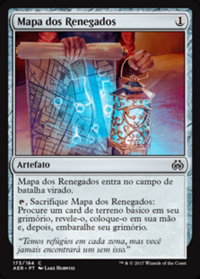 Mapa dos Renegados