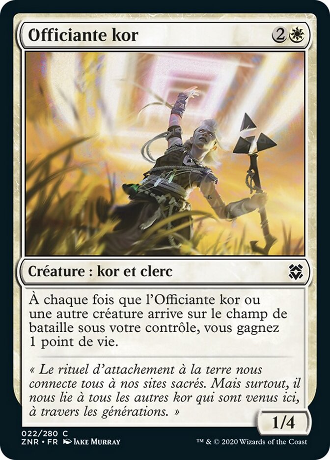 Officiante kor