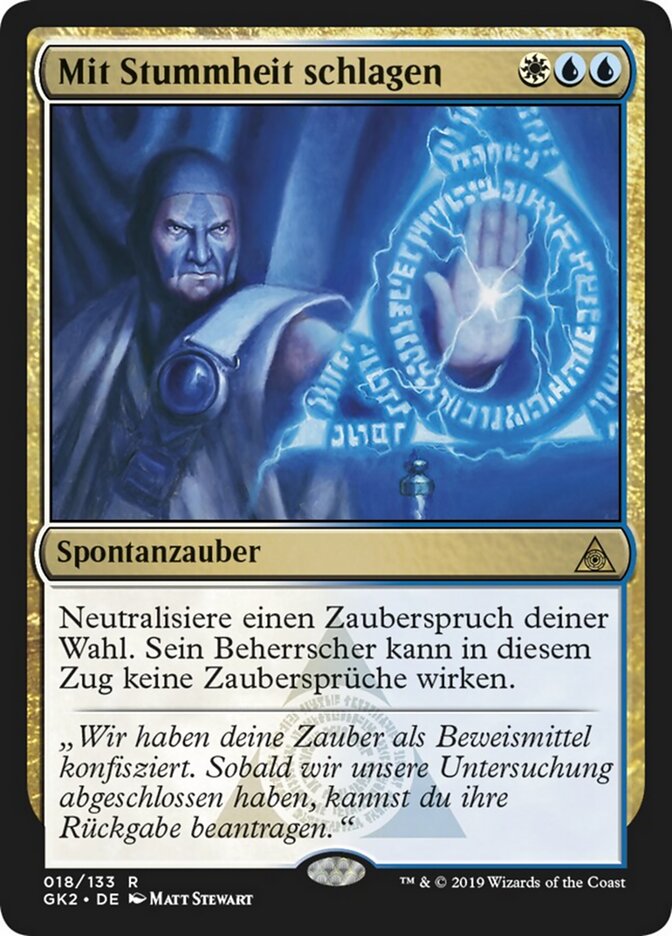 Mit Stummheit schlagen
