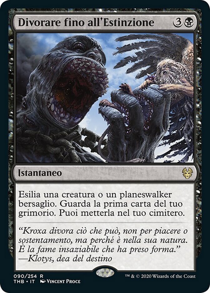Divorare fino all'Estinzione