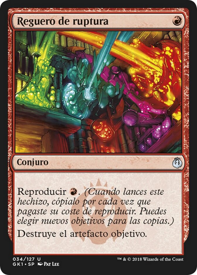 Reguero de ruptura