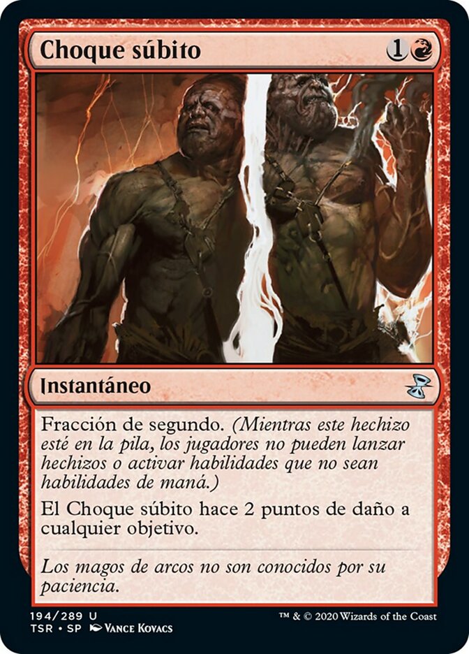 Choque súbito