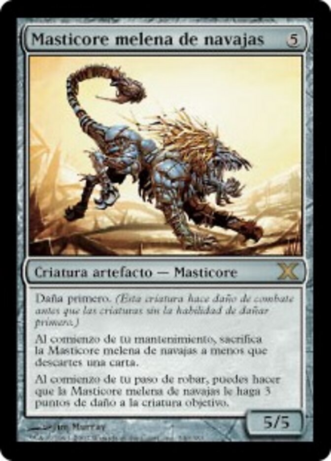 Masticore melena de navajas