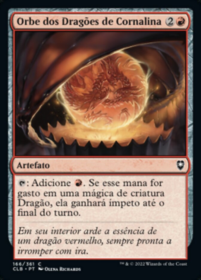Orbe dos Dragões de Cornalina
