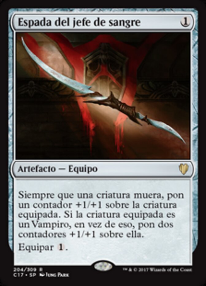 Espada del jefe de sangre