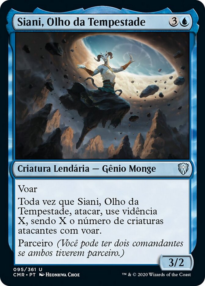 Siani, Olho da Tempestade