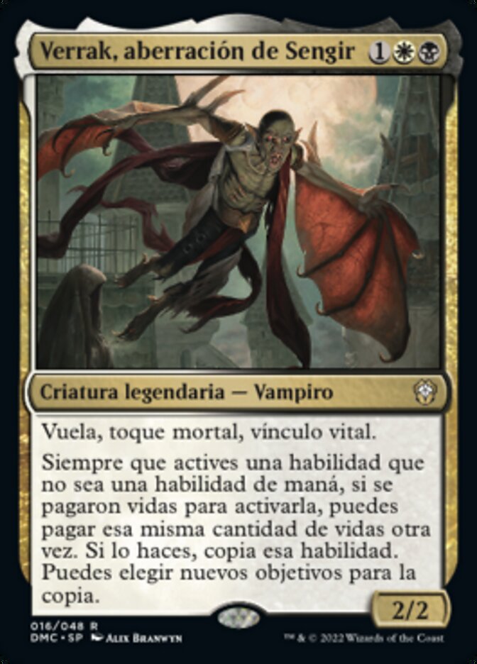 Verrak, aberración de Sengir