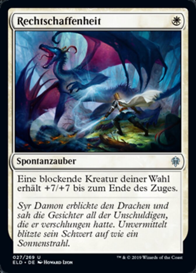 Rechtschaffenheit