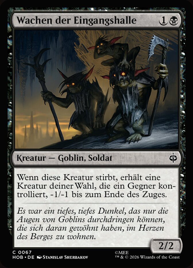 Wachen der Eingangshalle