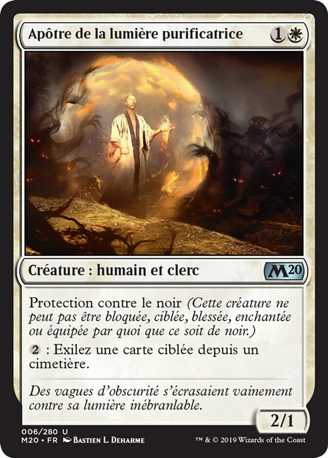 Apôtre de la lumière purificatrice