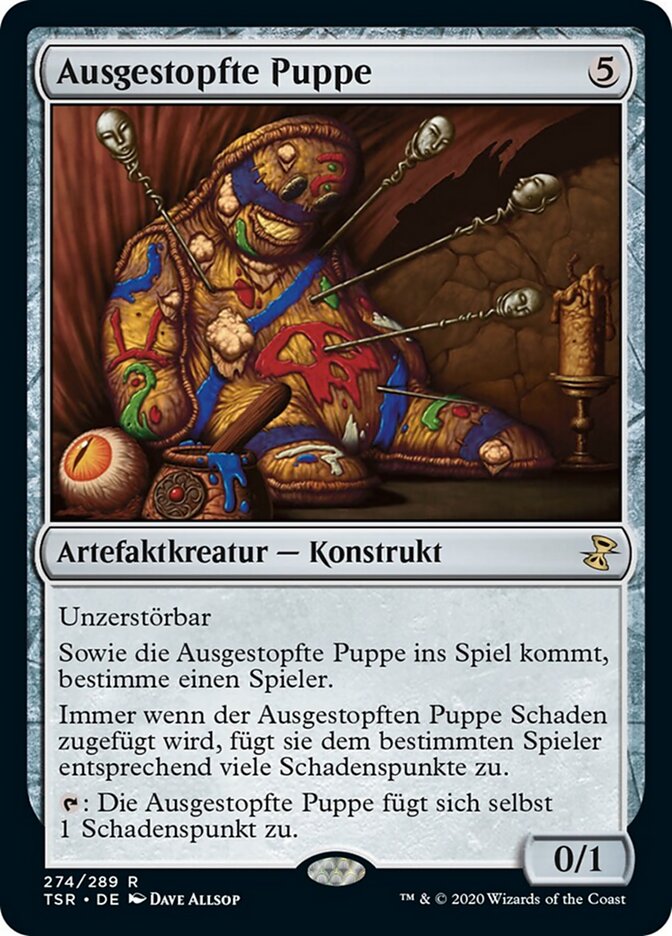 Ausgestopfte Puppe