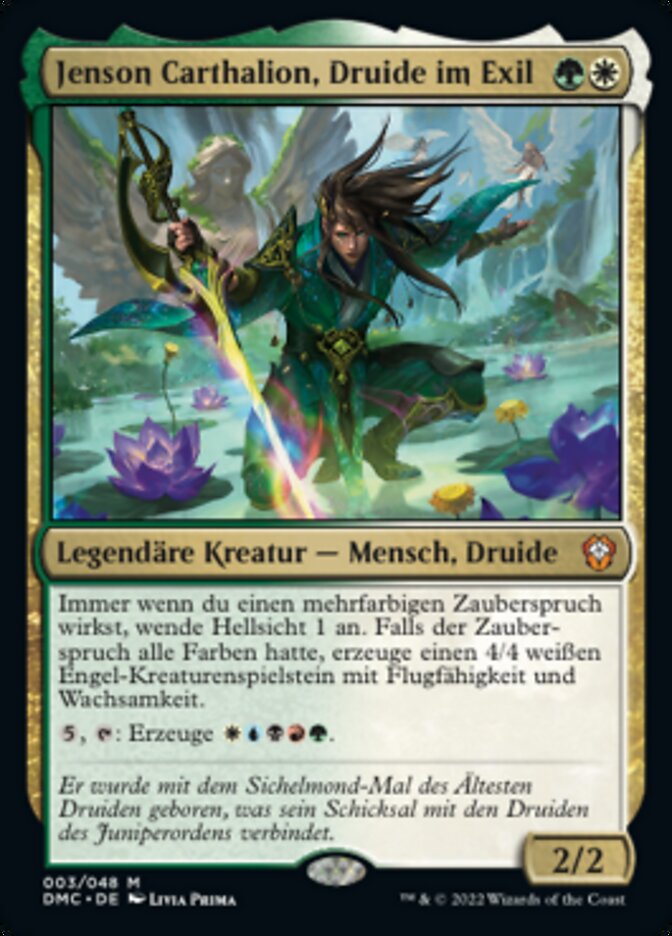 Jenson Carthalion, Druide im Exil