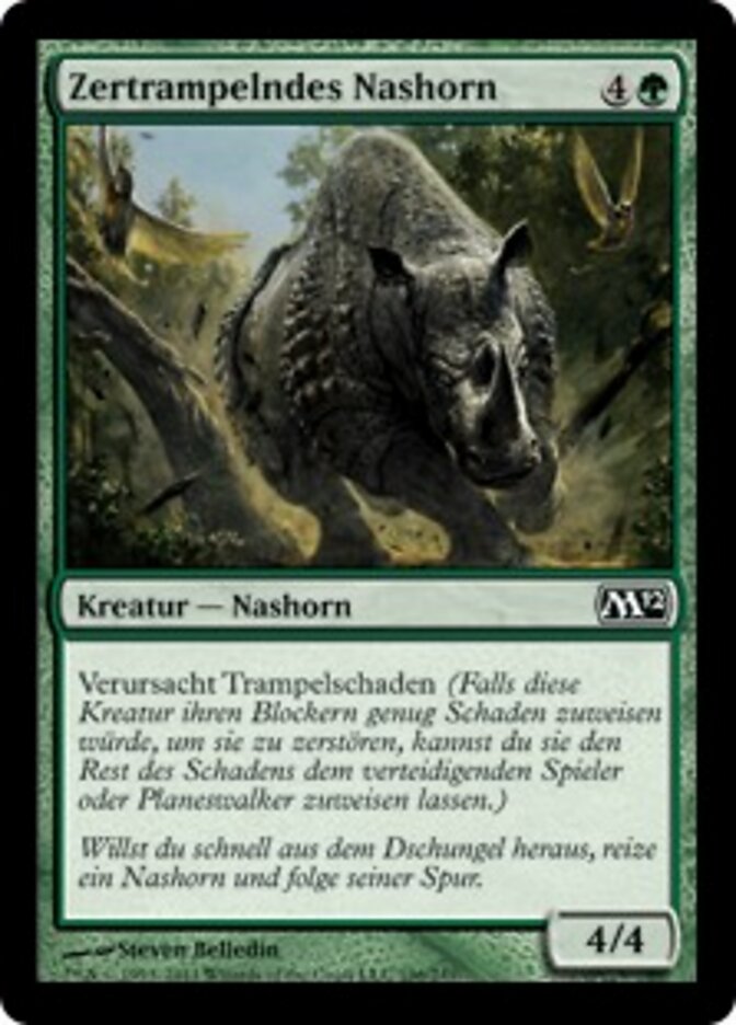 Zertrampelndes Nashorn