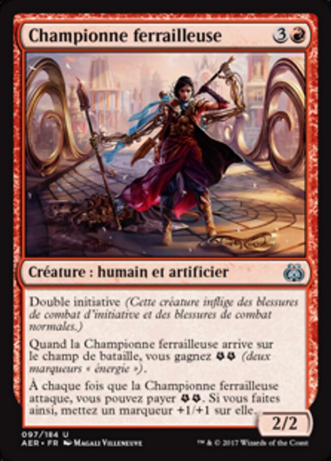 Championne ferrailleuse