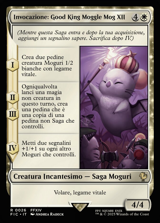Invocazione: Good King Moggle Mog XII