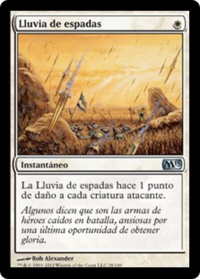 Lluvia de espadas