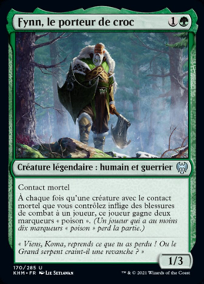 Fynn, le porteur de croc