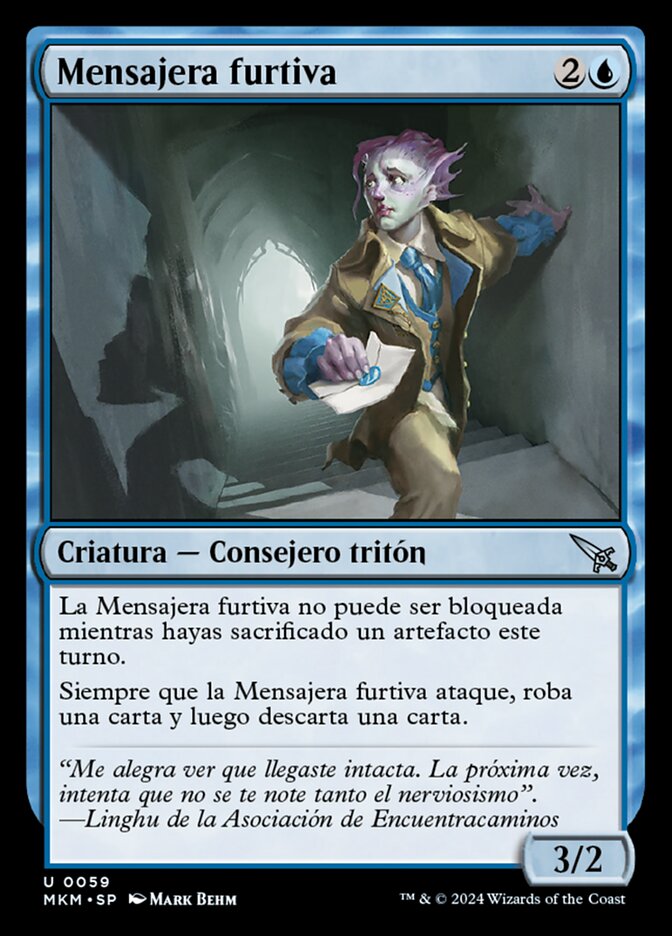Mensajera furtiva