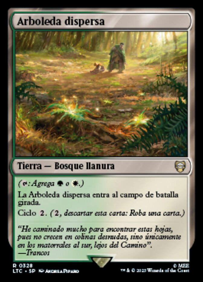 Arboleda dispersa