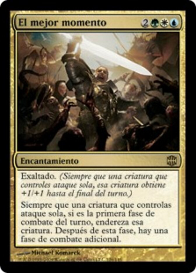 El mejor momento