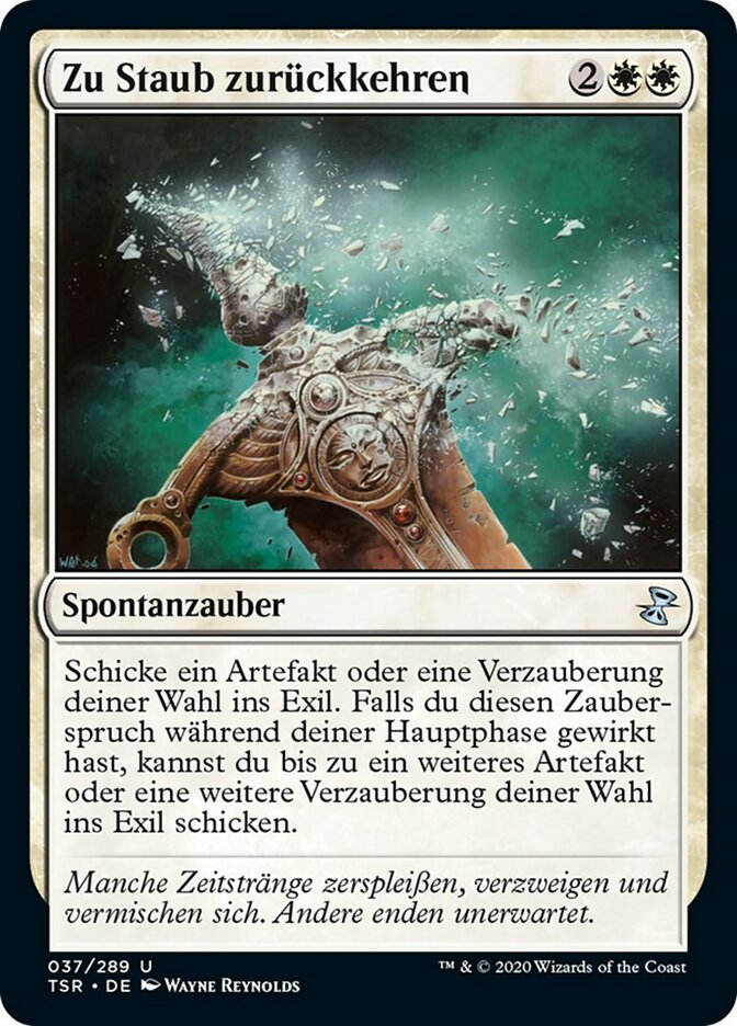 Zu Staub zurückkehren