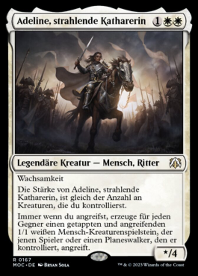 Adeline, strahlende Katharerin