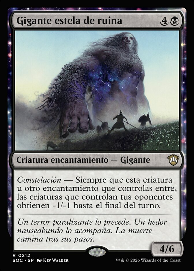 Gigante estela de ruina