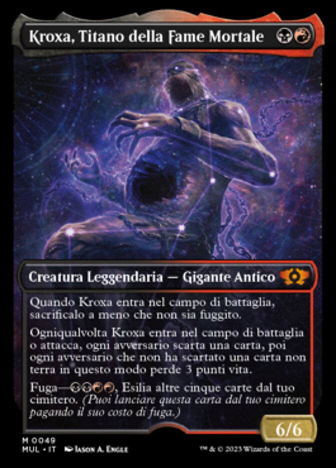 Kroxa, Titano della Fame Mortale