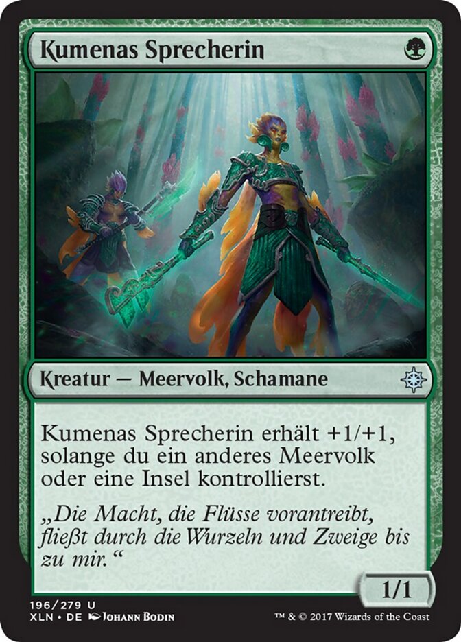 Kumenas Sprecherin