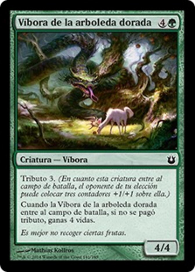Víbora de la arboleda dorada