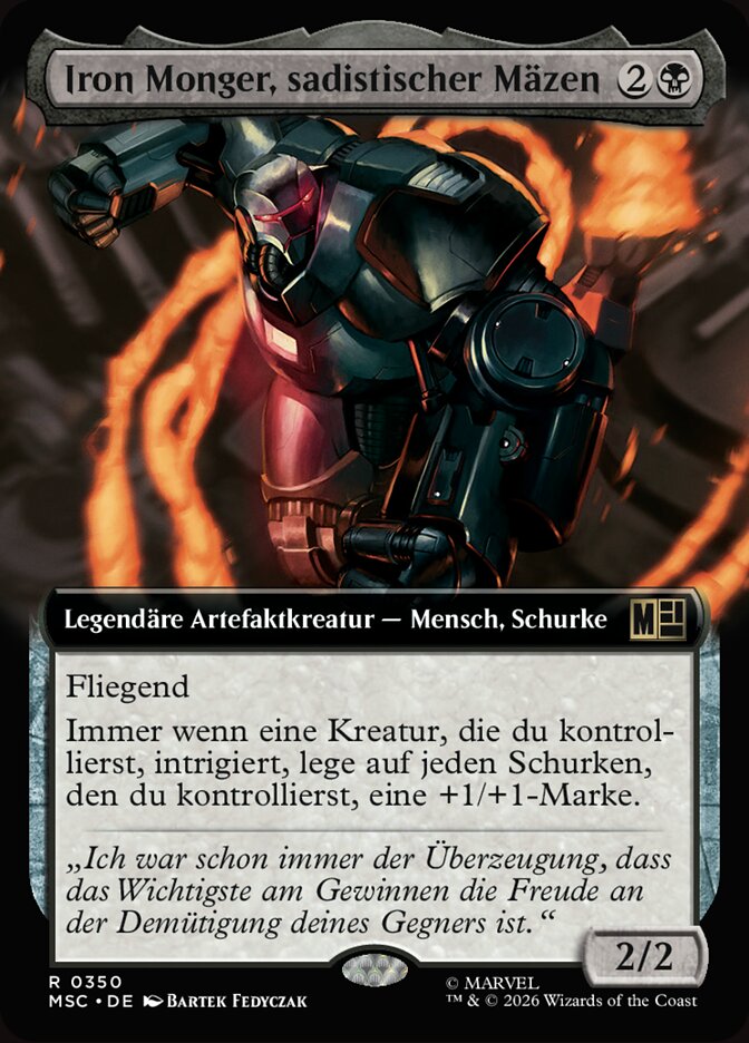Iron Monger, sadistischer Mäzen
