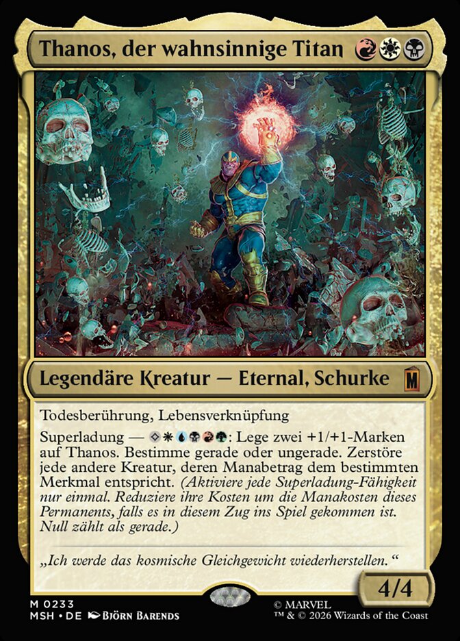 Thanos, der wahnsinnige Titan