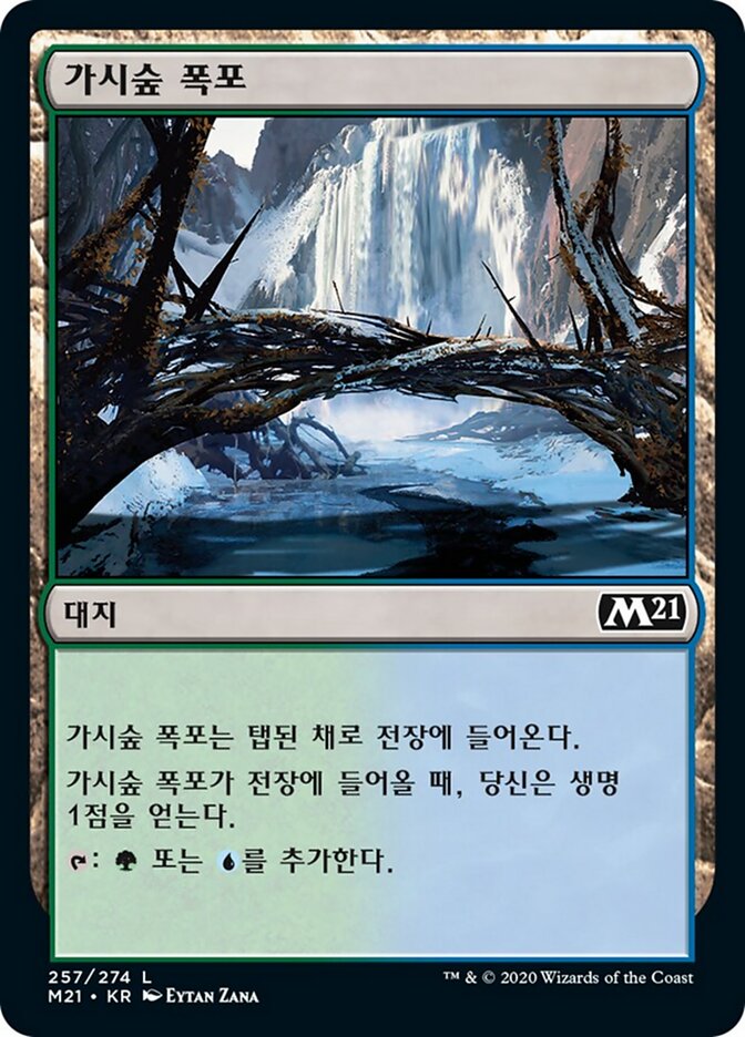 가시숲 폭포